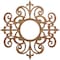 Ekena Millwork Dijon Wood Fretwork Pierced Ceiling Medallion, Walnut, 24"OD x 7 3/4"ID x 1/4"T CMWP24X24X0250DIWA - alternate 1